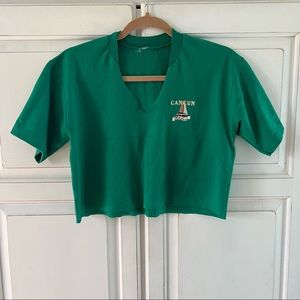 Cancun Mexico Vacation Crop Top Cropped Tee